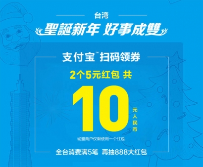 雙旦活動：聖誕新年 好事成雙 誠盟消費立減5元