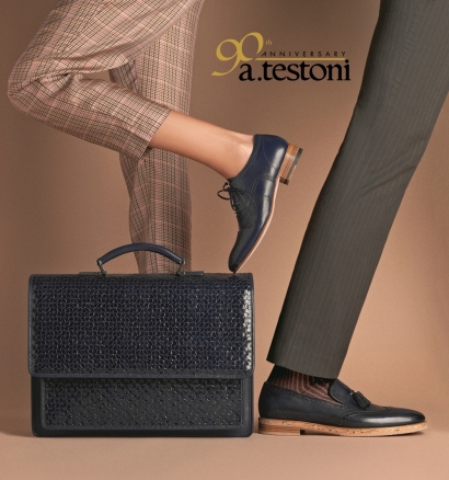 a.testoni 牛津鞋呈現俐落自信的女性都會風格
