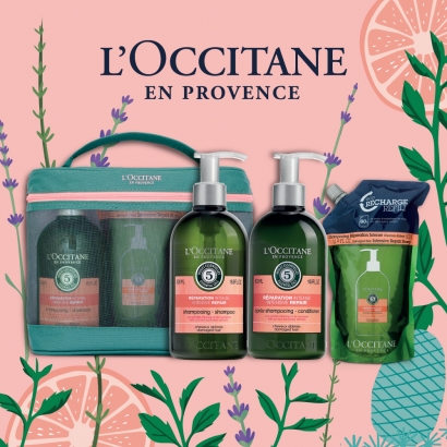 L’OCCITANE 歐舒丹草本修護套裝結合