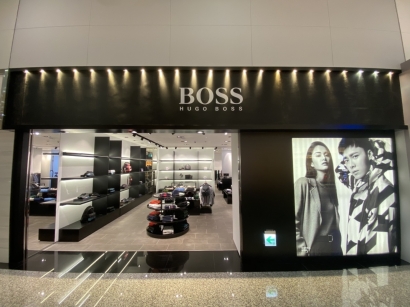 HUGO BOSS采盟機場POP UP store‧全新開幕！