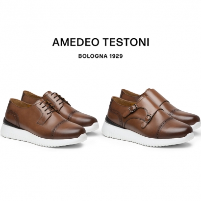AMEDEO TESTONI 混搭正裝與休閒的瀟灑風格鞋履