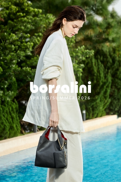 borsalini 優雅霸姐，拼接奢華質感與鮮明個性。