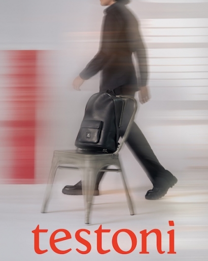 Testoni 2026秋冬男士系列  DINAMICO包款流動工藝與現代節奏的完美共鳴